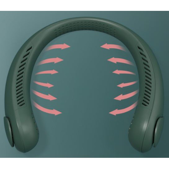 Leafless Fan USB Rechargeable Portable Outdoor Hanging Neck Fan