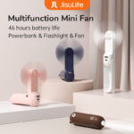 Mini Fans 4500mAh Handheld USB Rechargeable Table Desk Personal Small Fans With Powerbank