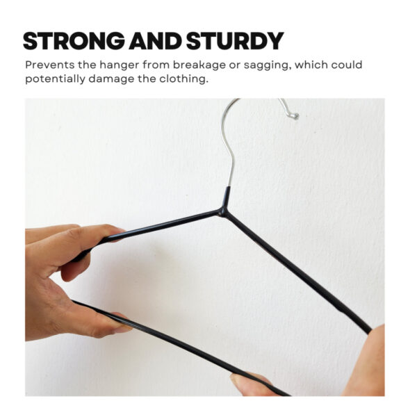 Extra Thick Stainless-Steel PVC Anti-Slip Matel Hanger, Adult, Kids Clothing Hanger.